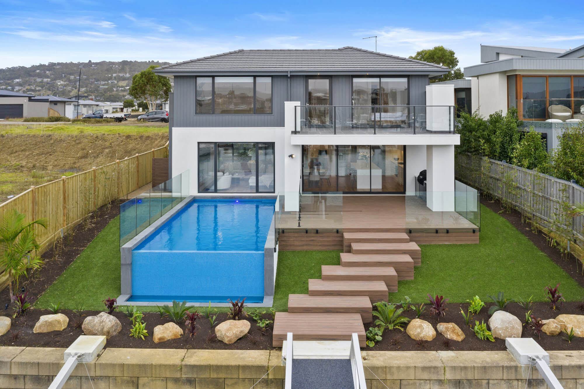 premium pool build safety beach