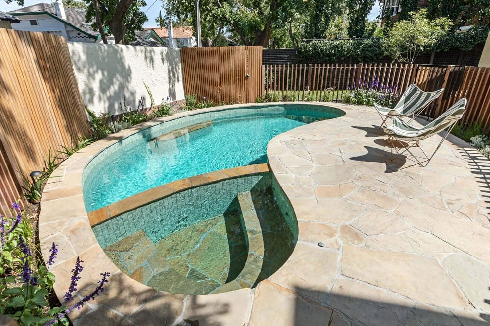 Ripponlea plunge pool spa