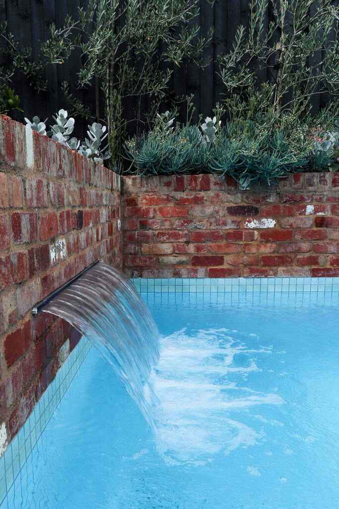 Greensborough Infinity pool design with spa