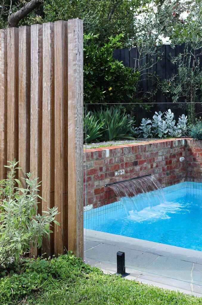 Greensborough infinity pool installed with spa