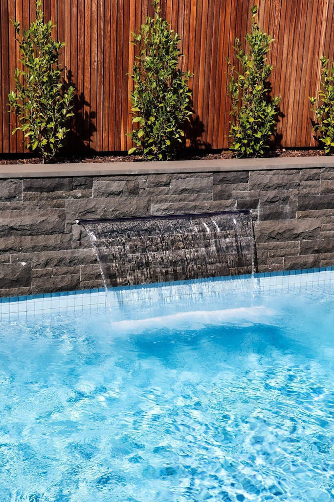 Ringwood custom infinity pool installed