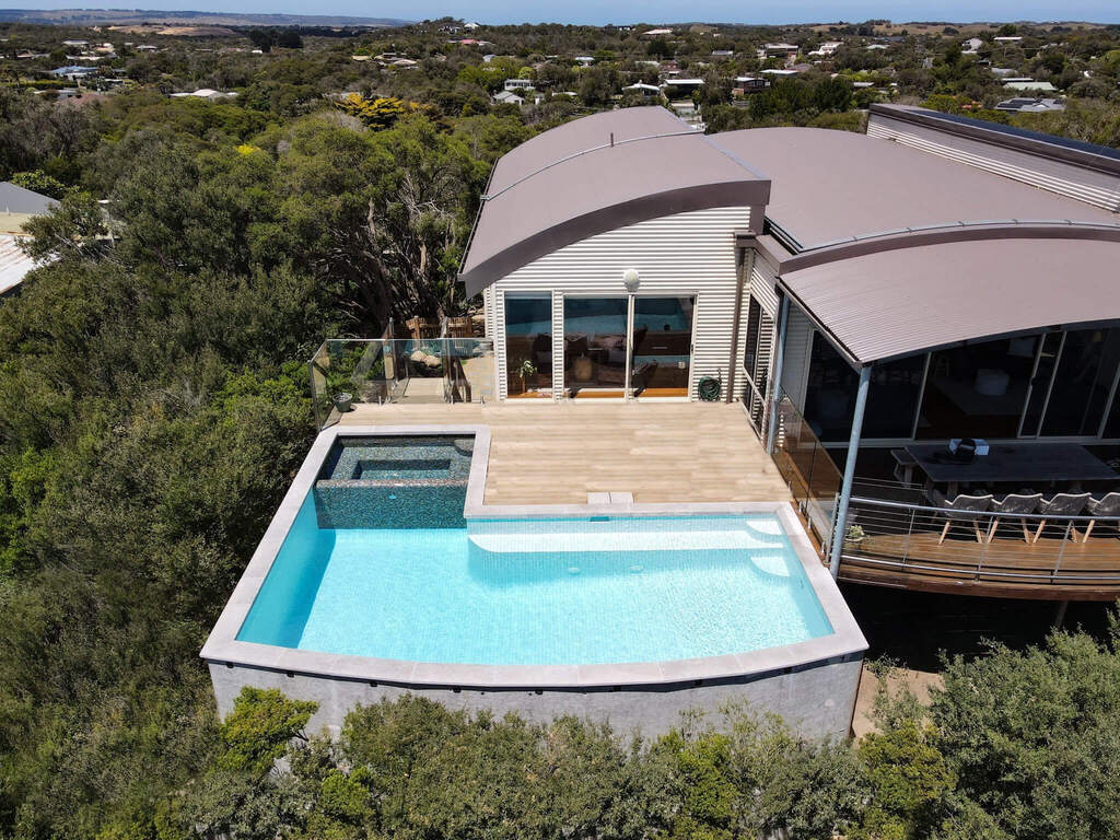 Tootgarook concrete pool design