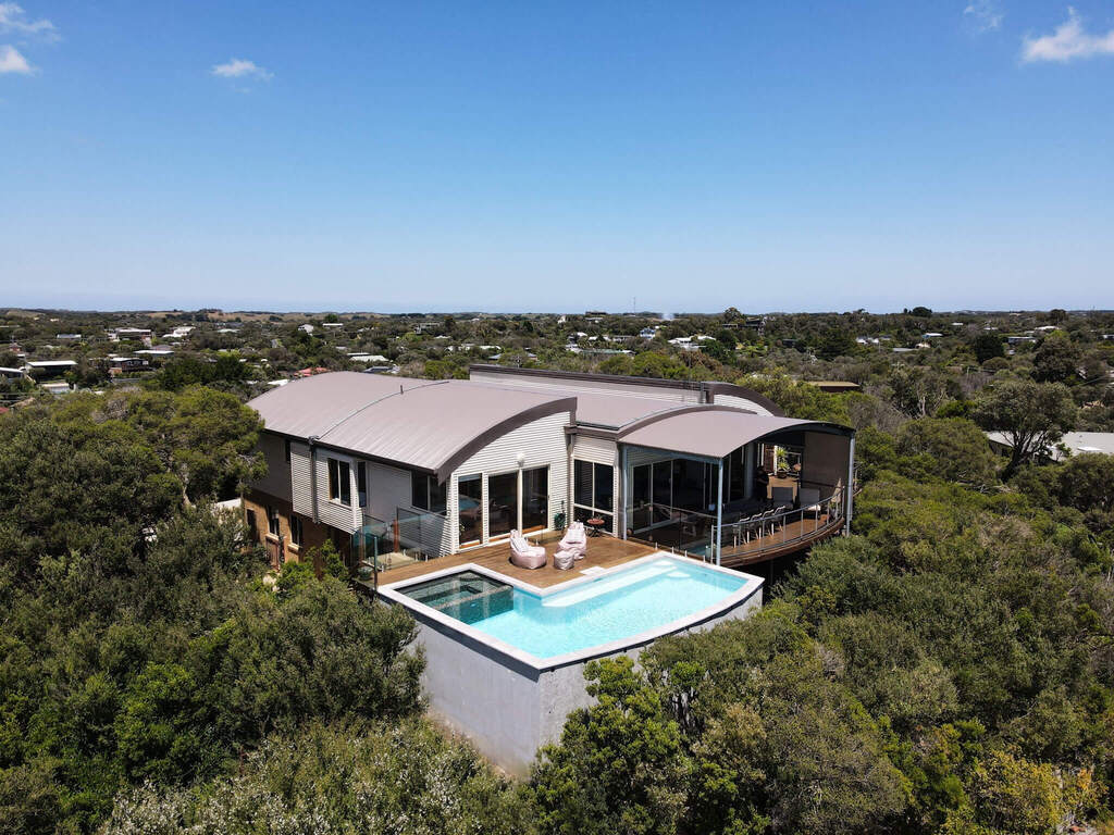 Tootgarook infinity pool installed